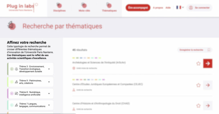 recherche par thématiques